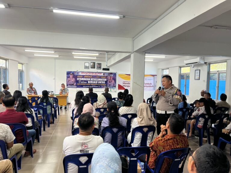Satlantas Polres Bintan Go To School, Edukasi Para Pelajar