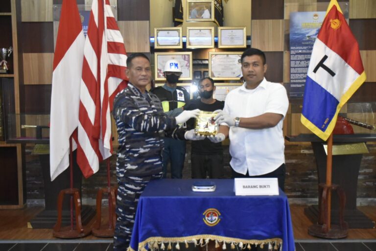 Lantamal IV Gagalkan Penyelundupan Sabu di Sagulung Batam