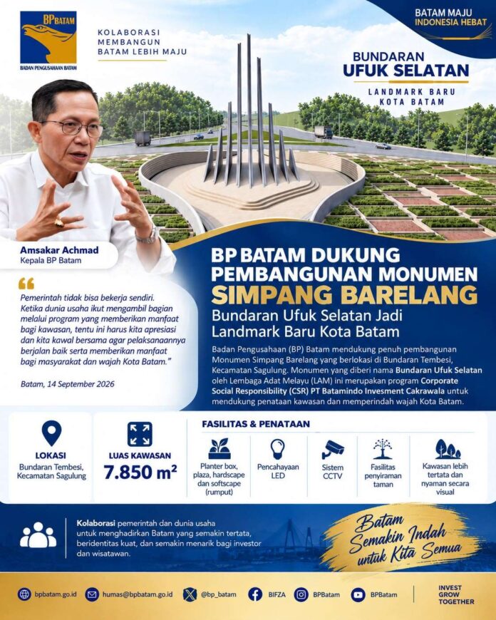 BP Batam Dukung Monumen Simpang Barelang BP Batam Dukung Monumen Simpang Barelang